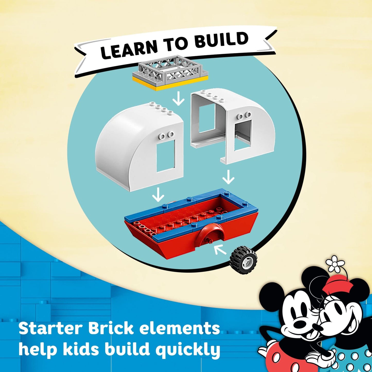 LEGO Disney Mickey and Friends – Mickey Mouse and Minnie Mouse’s Camping Trip 10777 Building Toy