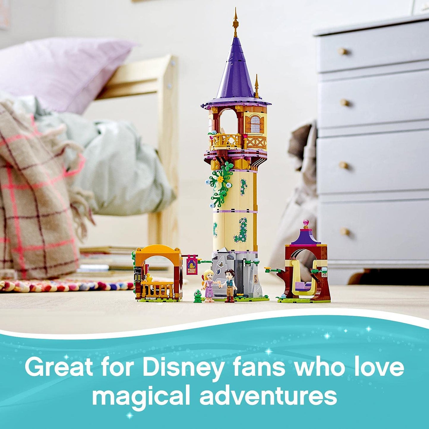 LEGO 43187 Disney Princess Rapunzel’s Tower Castle Playset