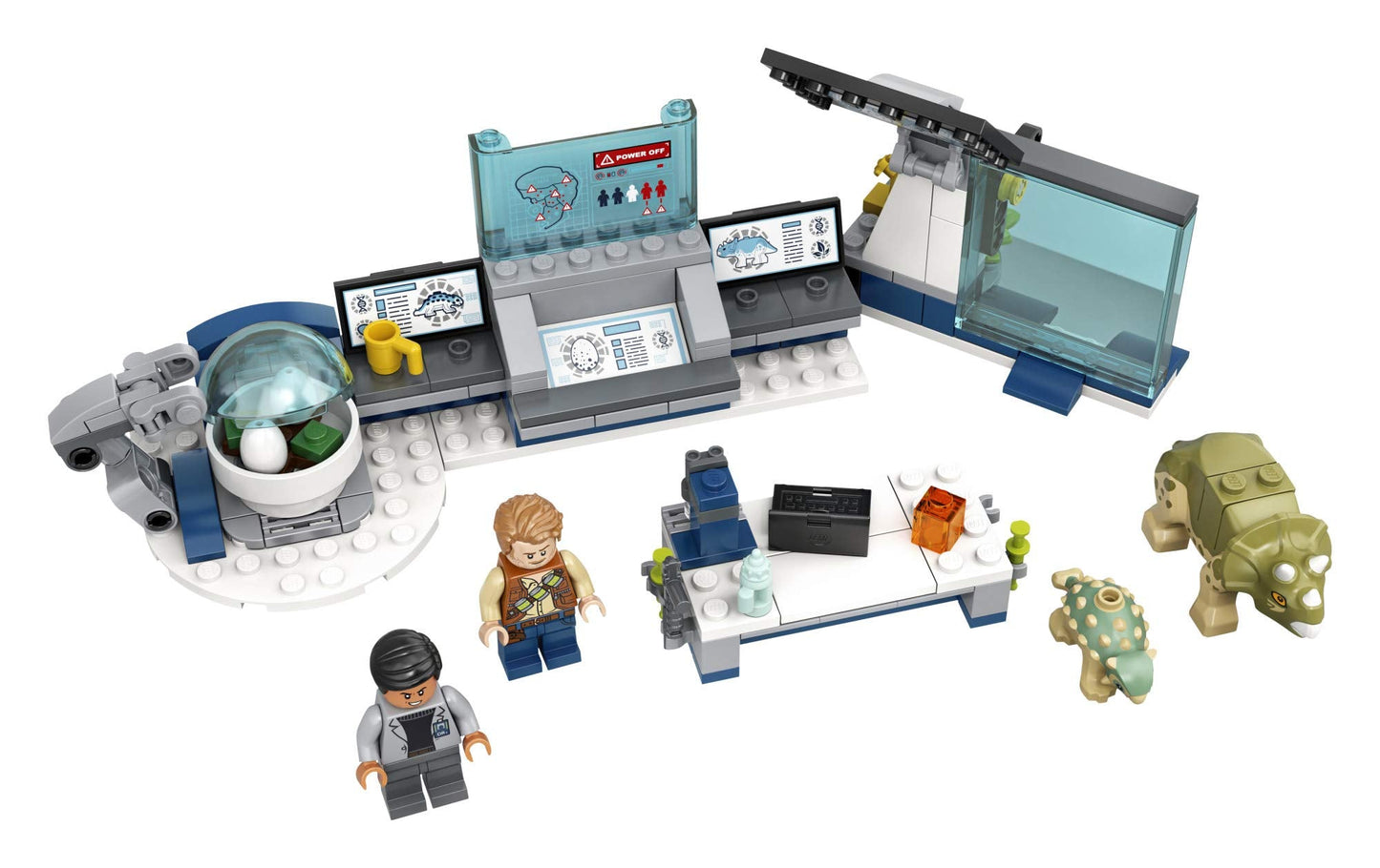 LEGO Jurassic World Dr. Wu's Lab: Baby Dinosaurs Breakout 75939 Fun Dinosaur Toy Amazon