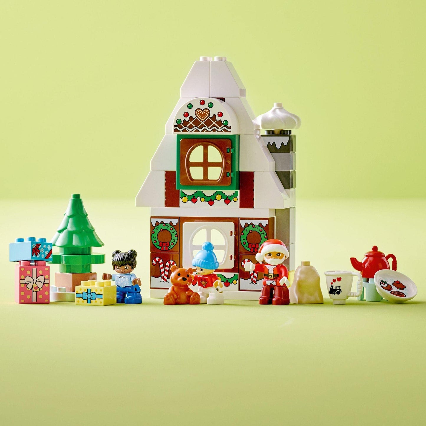 LEGO DUPLO Santa's Gingerbread House Toy Amazon
