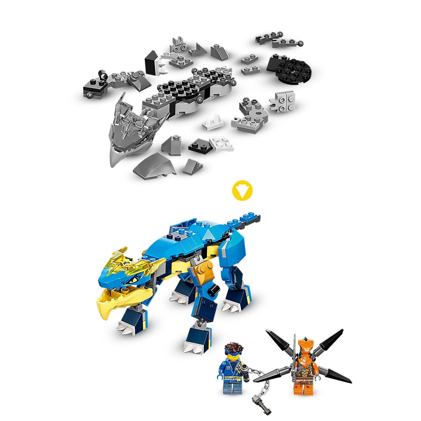 LEGO NINJAGO Jay’s Thunder Dragon EVO Building Kit 71760
