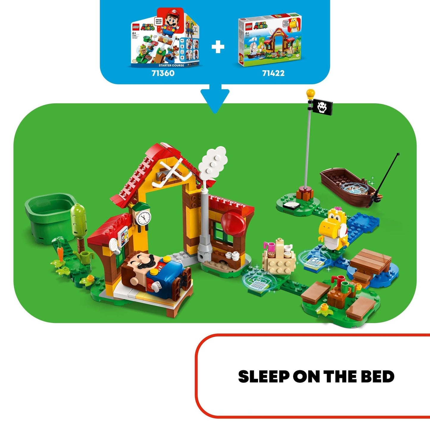 LEGO Super Mario: Picnic at Mario’s House Expansion Set 71422 Building Toy Amazon