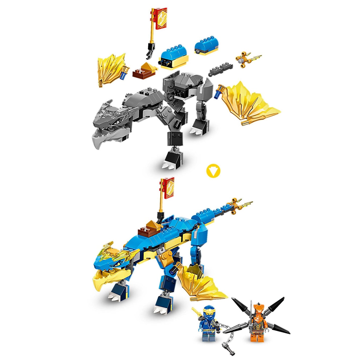 LEGO NINJAGO Jay’s Thunder Dragon EVO Building Kit 71760