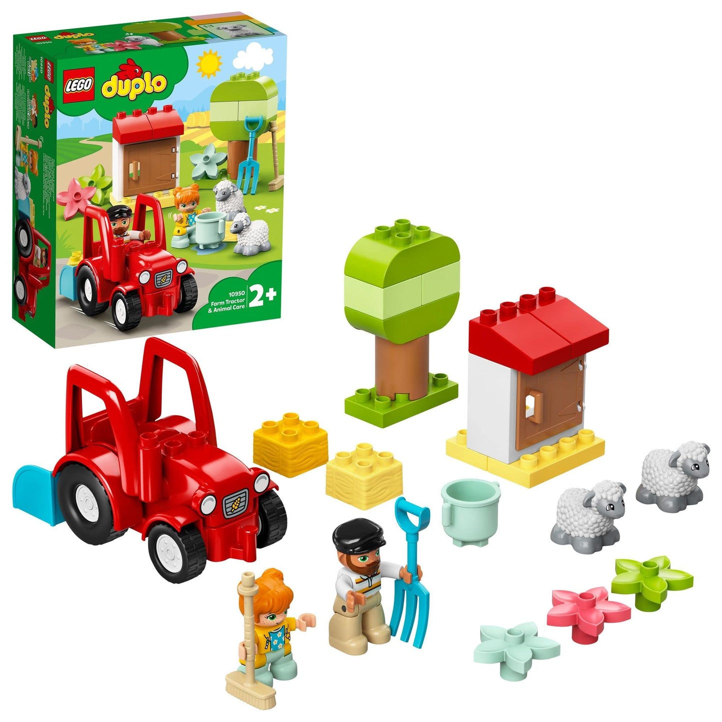 LEGO DUPLO Farm Tractor & Animal Care 10950 Playset Amazon
