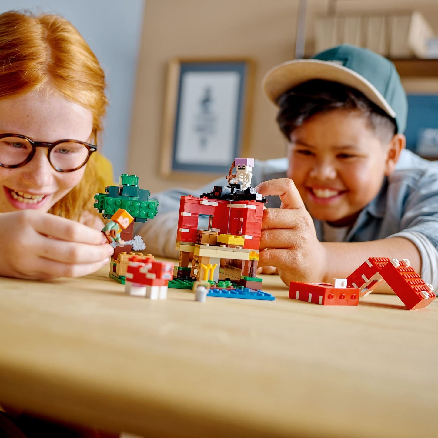 LEGO Minecraft The Mushroom House 21179 Building Kit Amazon
