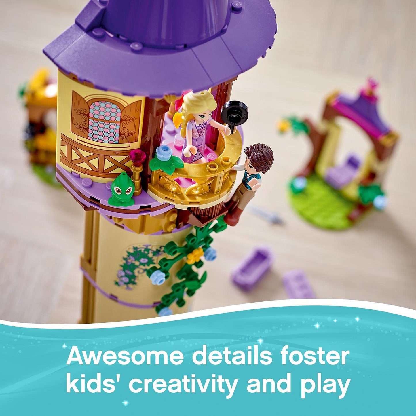 LEGO 43187 Disney Princess Rapunzel’s Tower Castle Playset