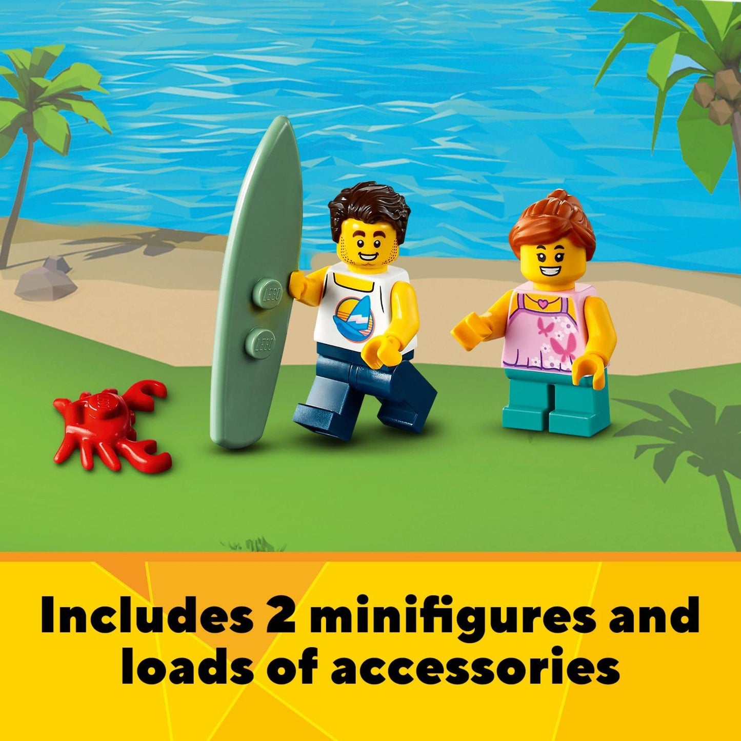 LEGO Creator 3in1 Surfer Beach House 31118 Building