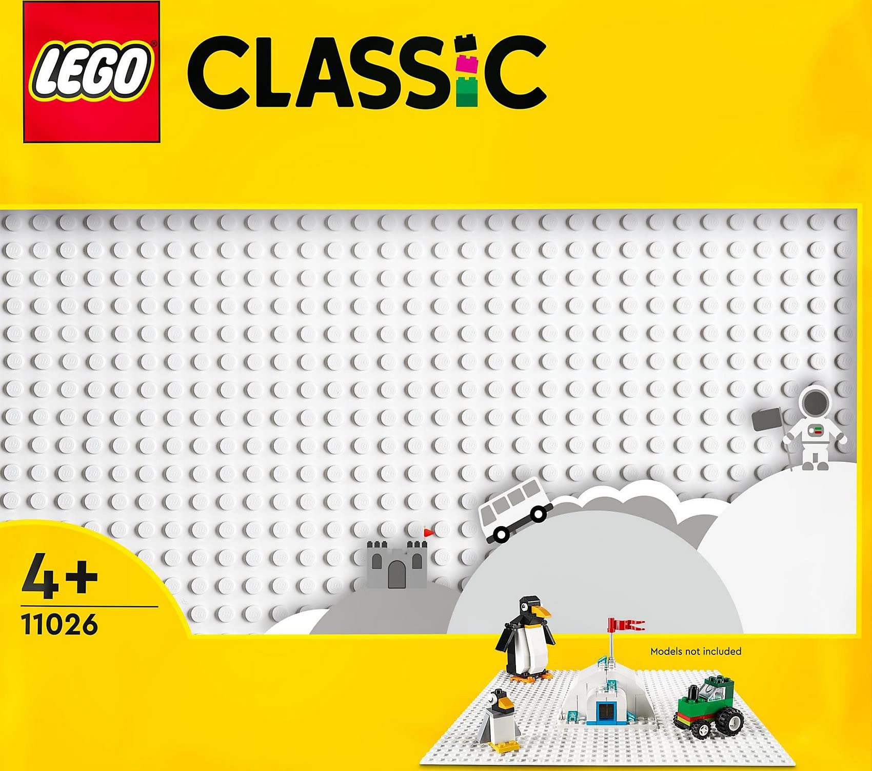 LEGO® Classic White Baseplate 11026 Building Kit Amazon