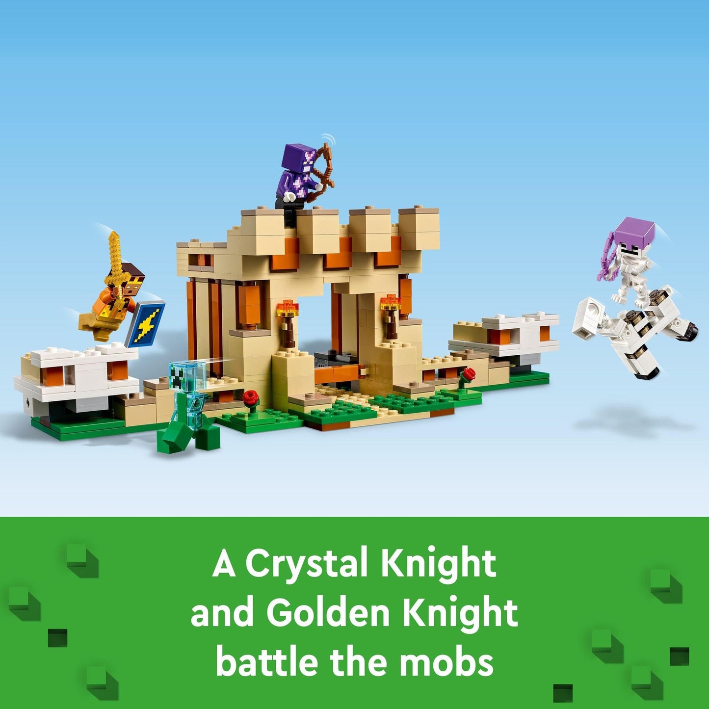 LEGO Minecraft The Iron Golem Fortress 21250 Amazon