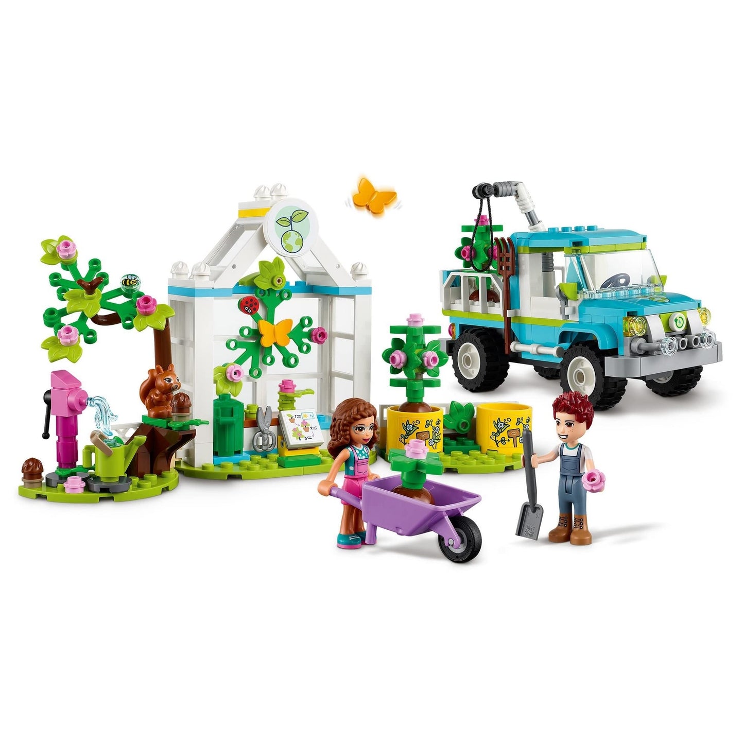 LEGO Friends Tree-Planting Vehicle 41707 Kids Building and Construction Toy, Building Toy, Role Play Toy