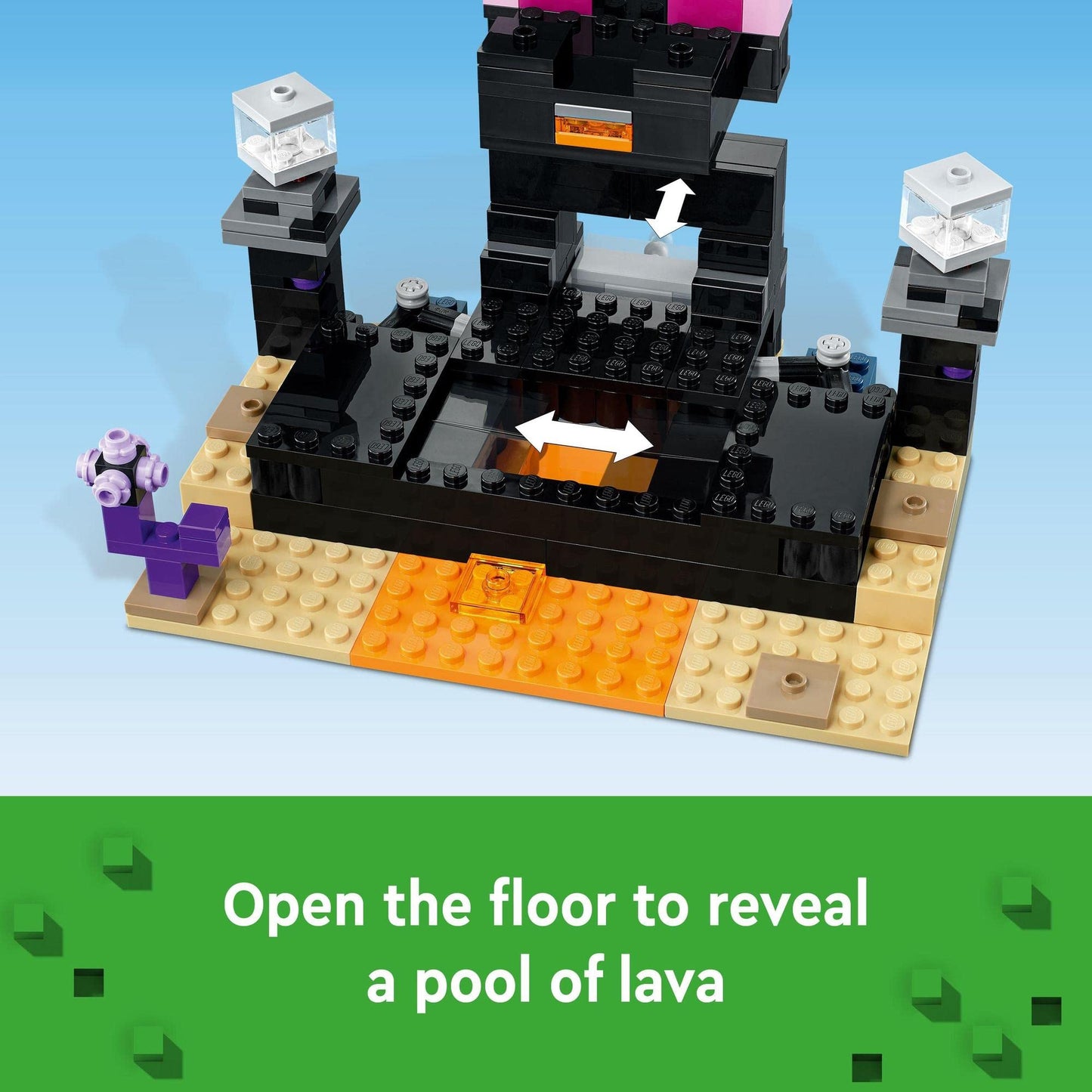 LEGO Minecraft The End Arena 21242 Bnuilding Toy Amazon