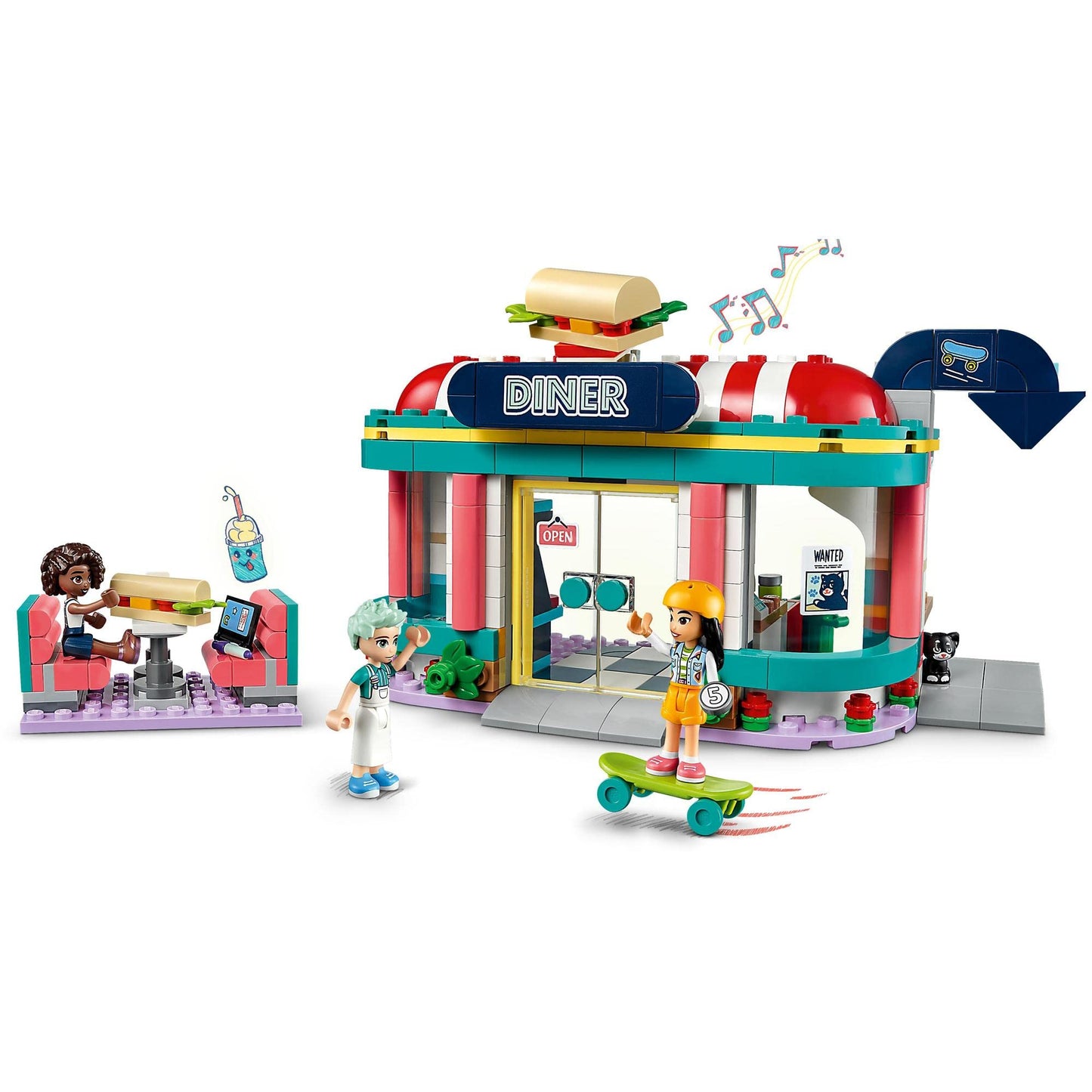 LEGO Friends Heartlake Downtown Diner 41728 Building Toy Amazon