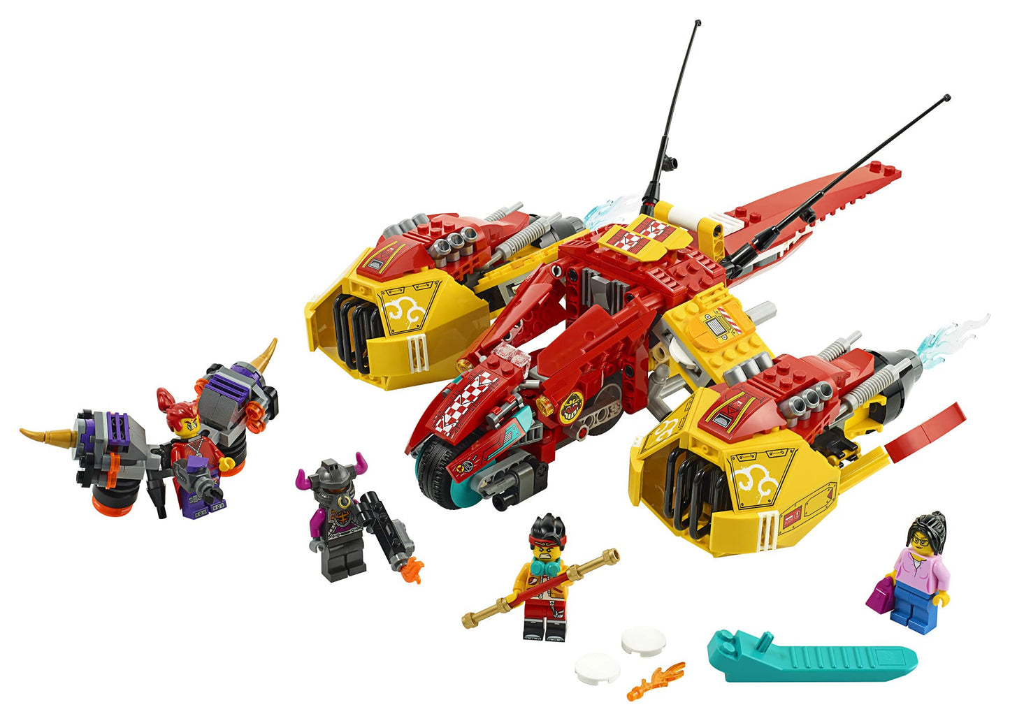 LEGO Monkie Kid: Monkie Kid’s Cloud Jet 80008 Aircraft Toy