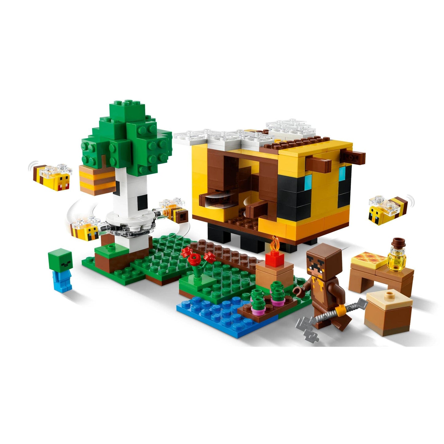 LEGO Minecraft The Bee Cottage 21241 Building Toy Set; Fun Honey Farm and Beehive; for Kids Aged 8+ Amazon
