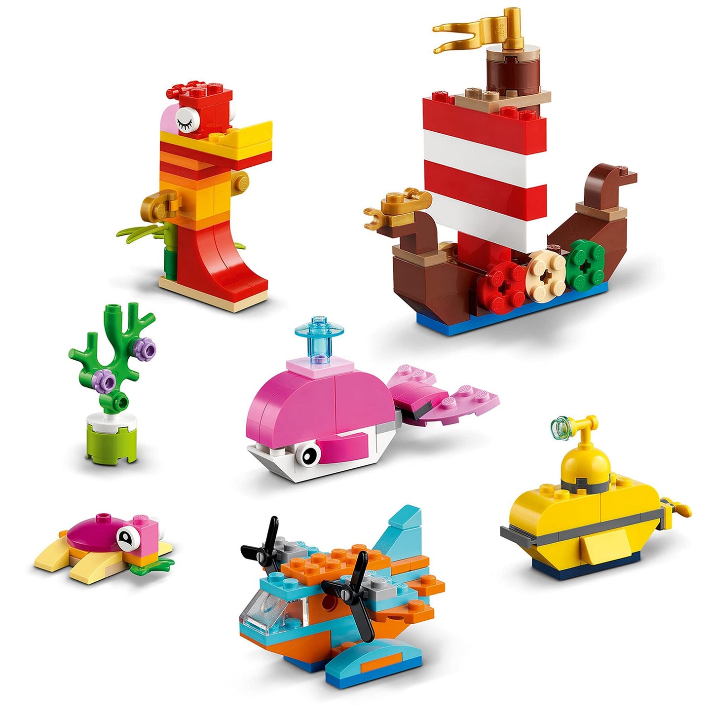 LEGO® Classic Creative Ocean Fun 11018 Building Kit Amazon