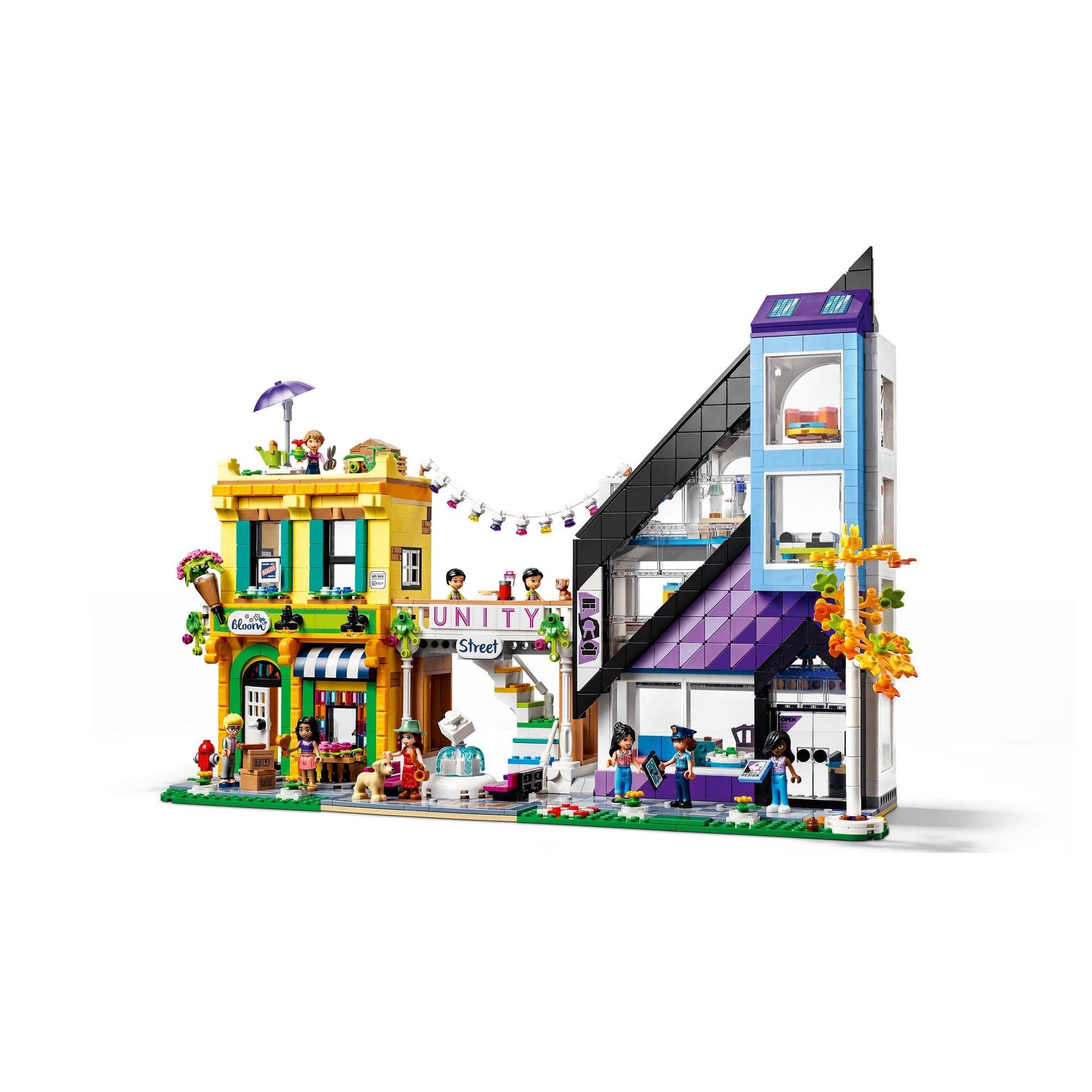 LEGO Friends Downtown Flower and Design Stores 41732 Building Toy Amazon