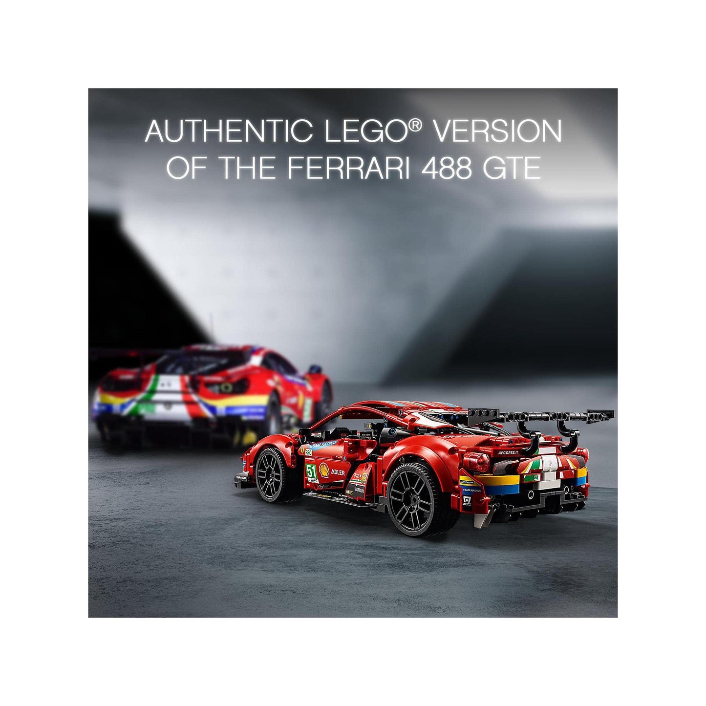 LEGO 42125 Technic Ferrari 488 GTE AF Corse 51 Super Sports Car Amazon