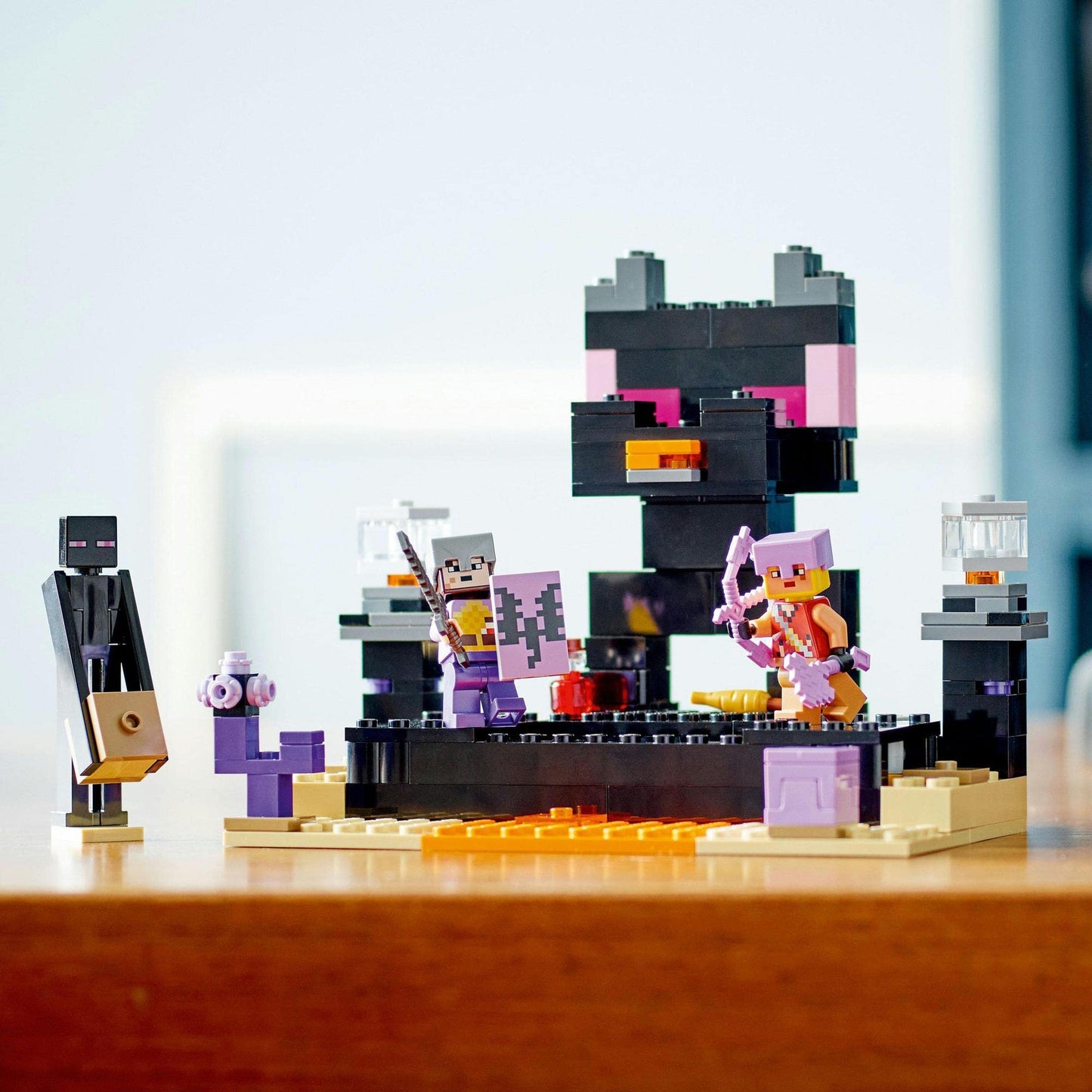 LEGO Minecraft The End Arena 21242 Bnuilding Toy Amazon