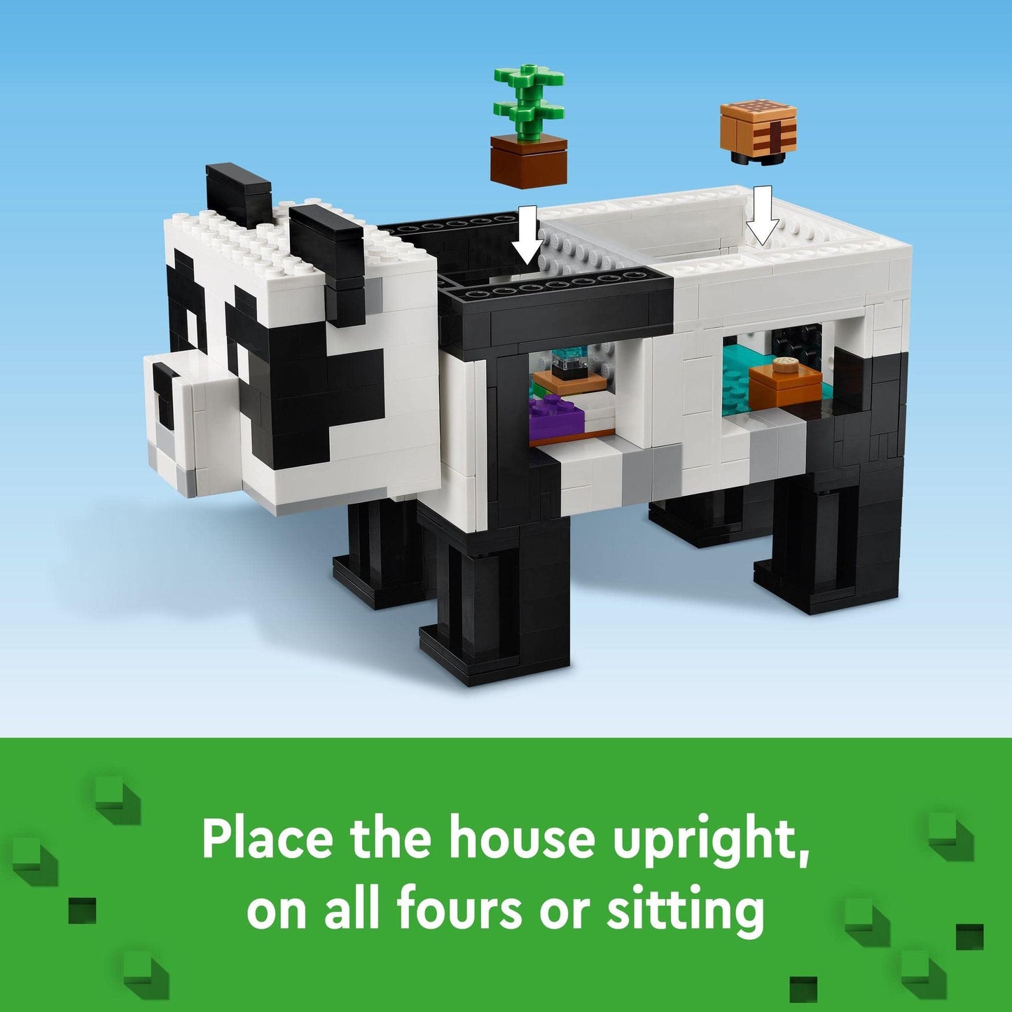 LEGO Minecraft The Panda Haven 21245 Amazon