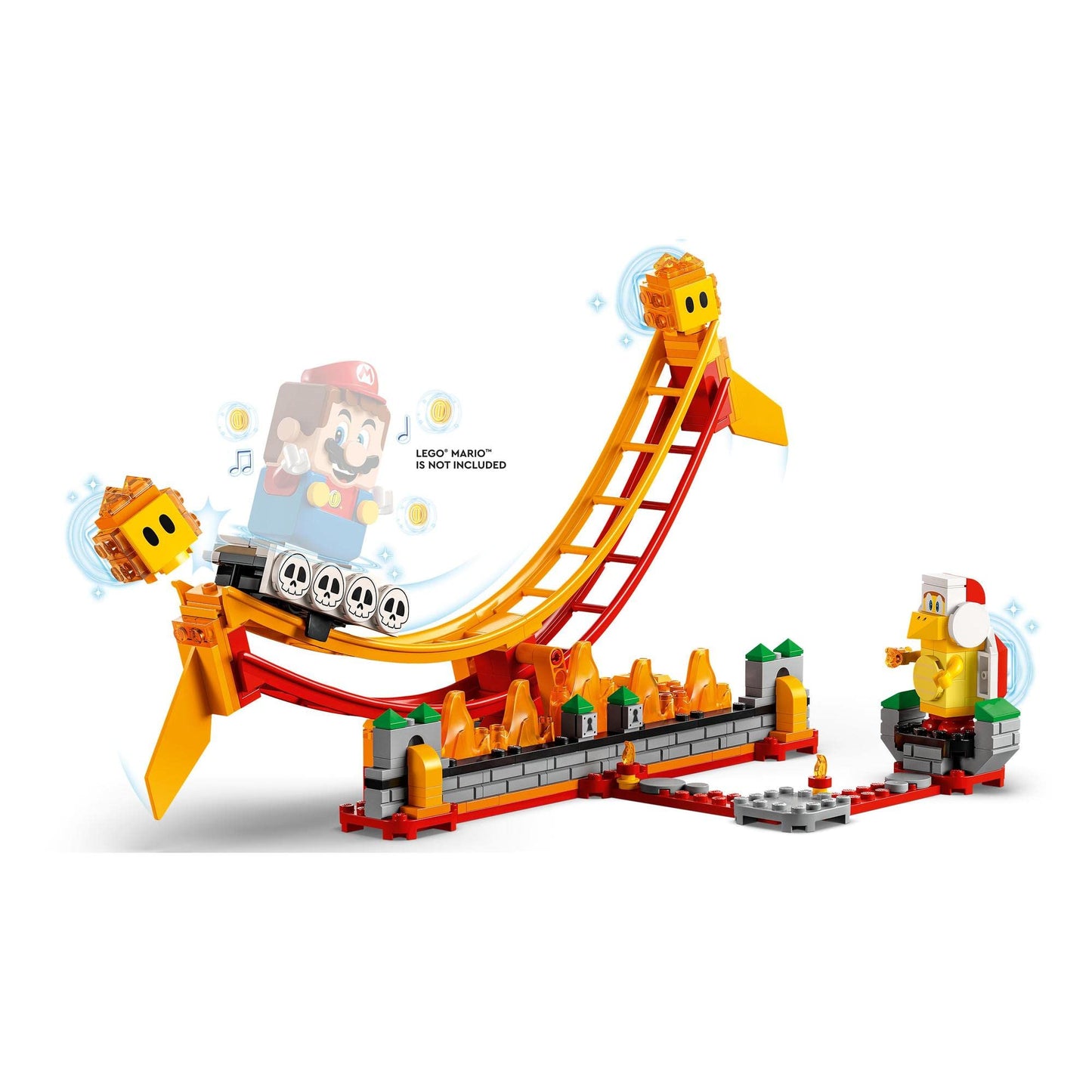 LEGO Super Mario Lava Wave Ride Expansion Set 71416 Collectible Building Toy Amazon