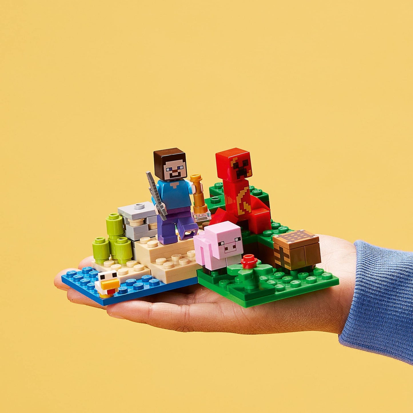 LEGO Minecraft The Creeper Ambush Building Kit 21177 Amazon