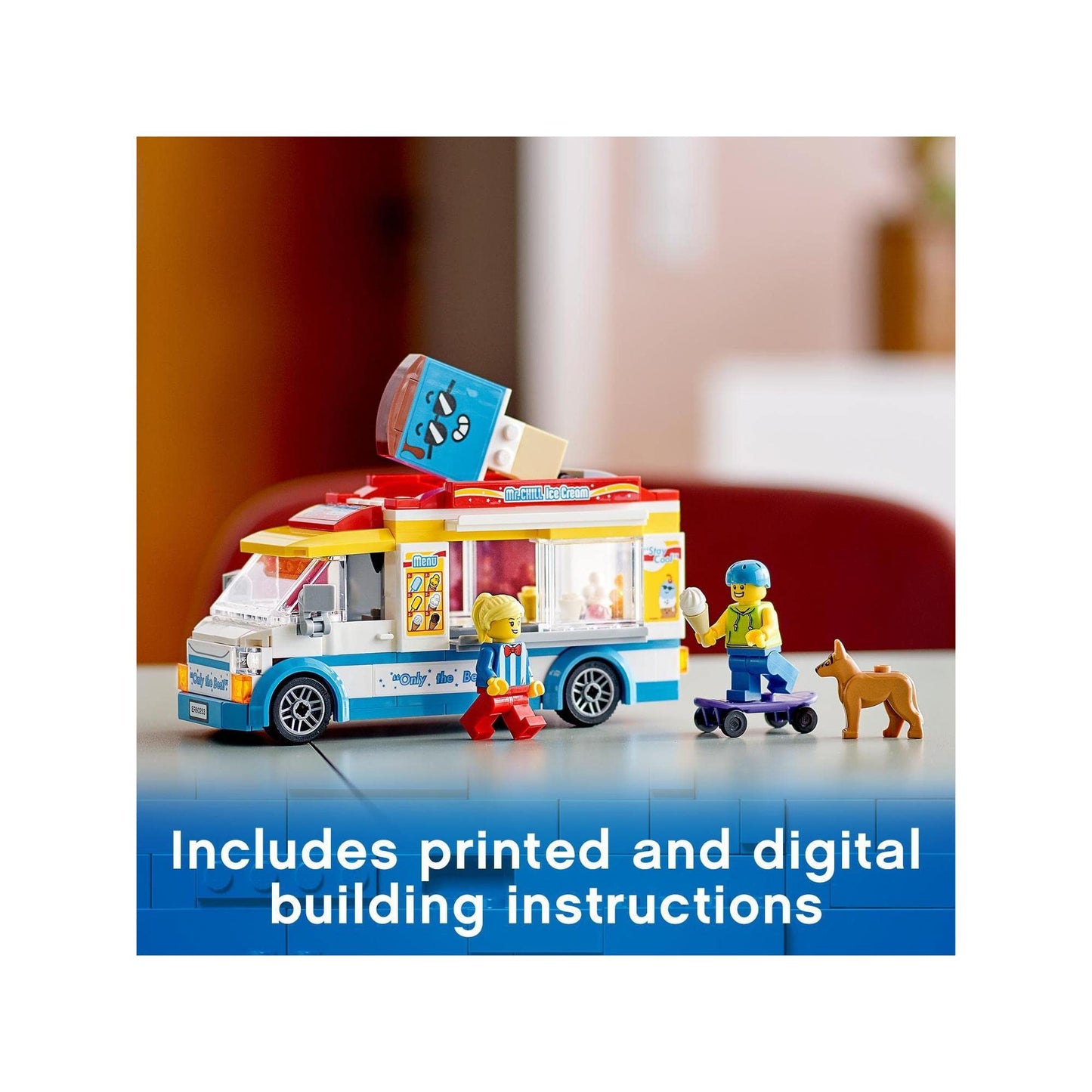 LEGO City Ice-Cream Truck 60253, Cool Building Set for Kids Amazon