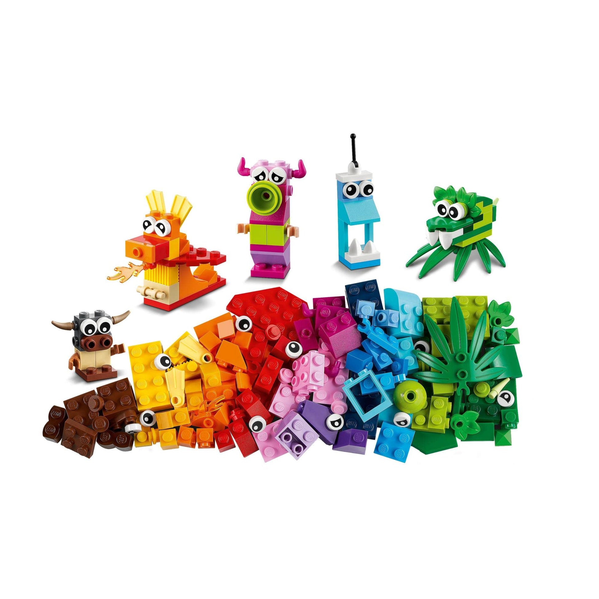 LEGO Classic Creative Monsters, 5 Mini Build Monster Toys 11017 Amazon