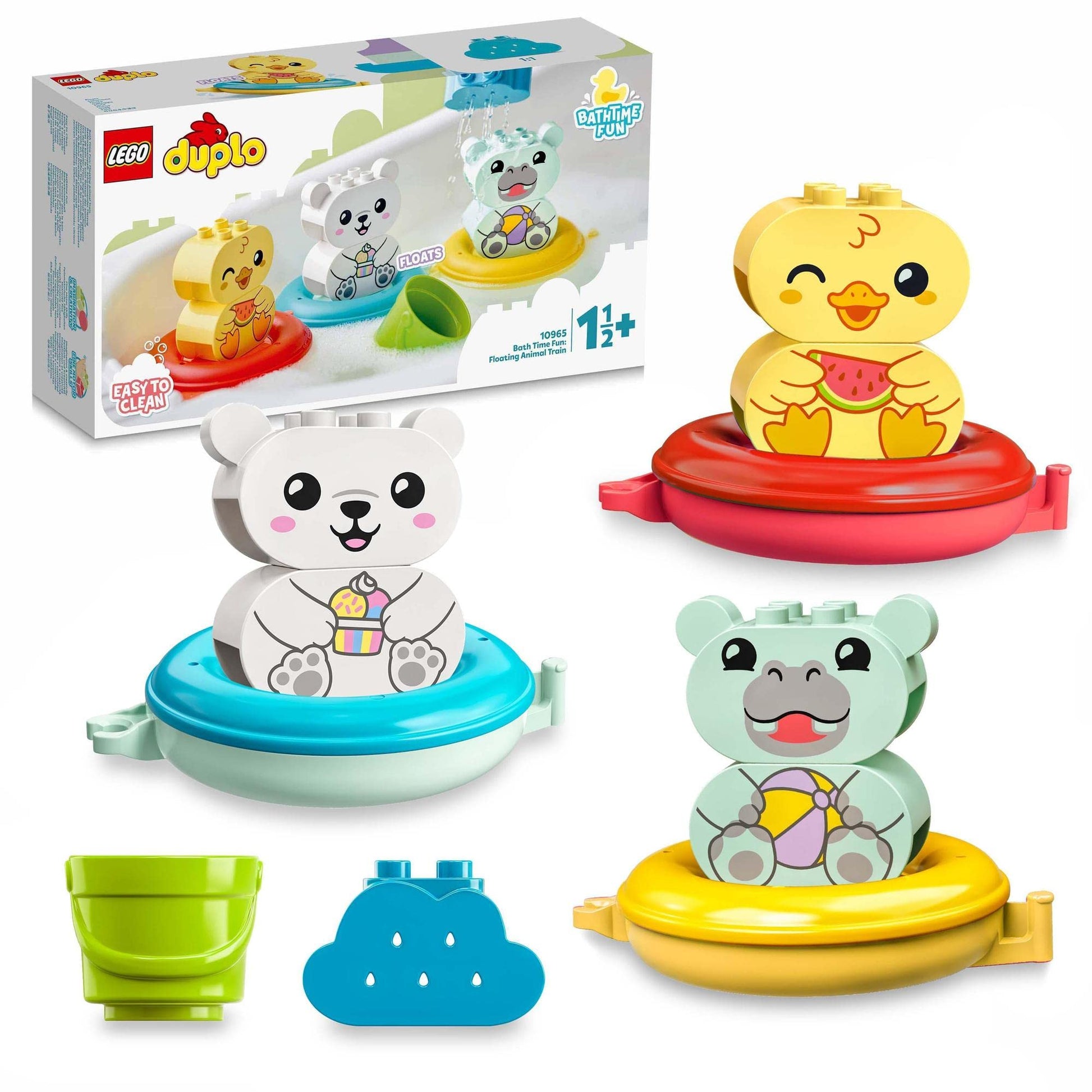LEGO® DUPLO® My First Bath Time Fun: Floating Animal Train 10965 Building Toy Amazon