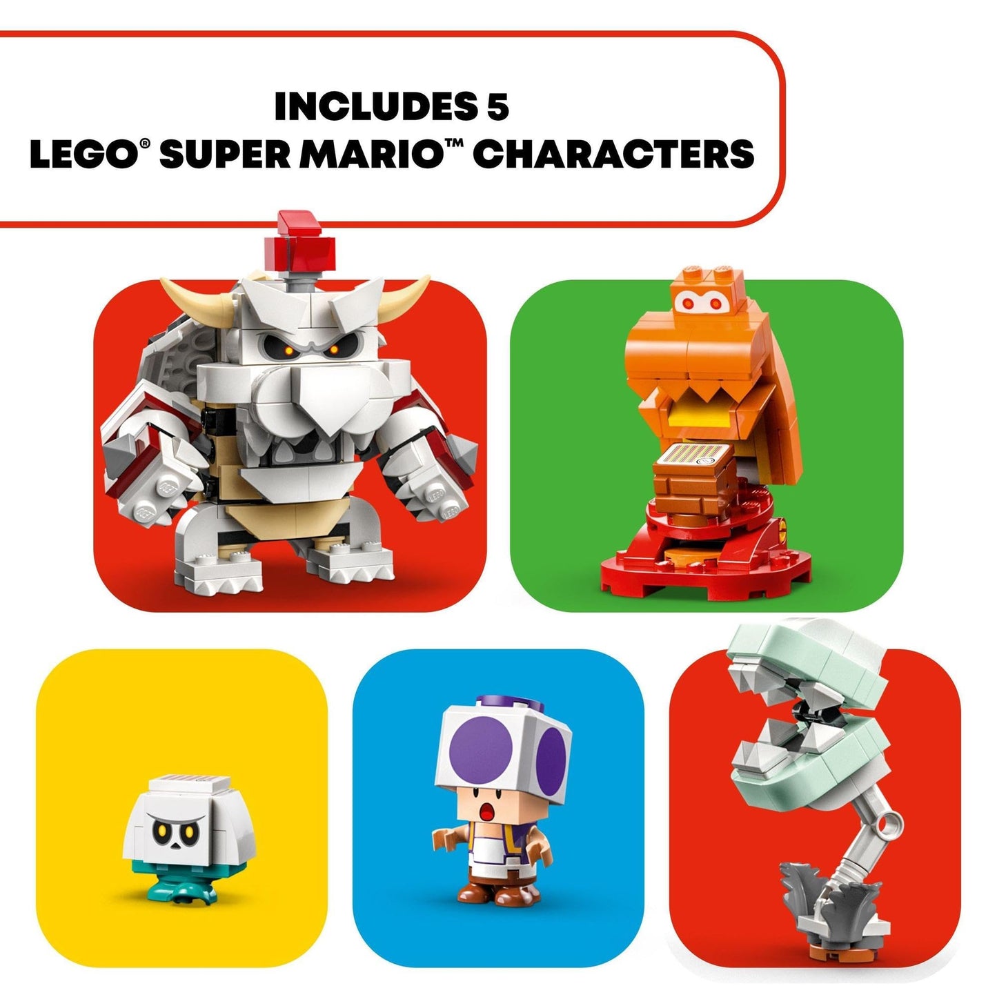 LEGO Super Mario Dry Bowser Castle Battle Expansion Set 71423 Building Toy Amazon