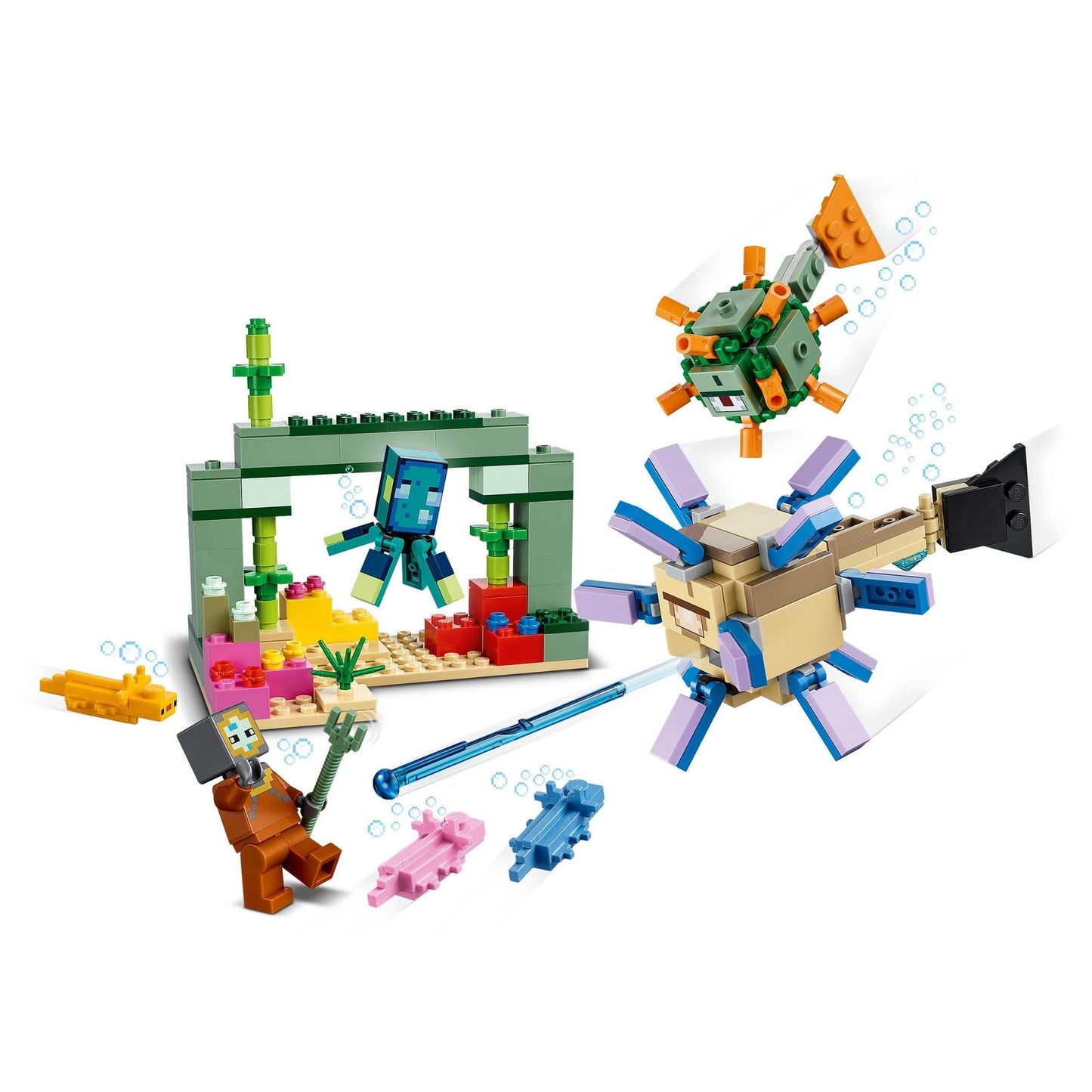 LEGO Minecraft The Guardian Battle Building Kit 21180 Amazon