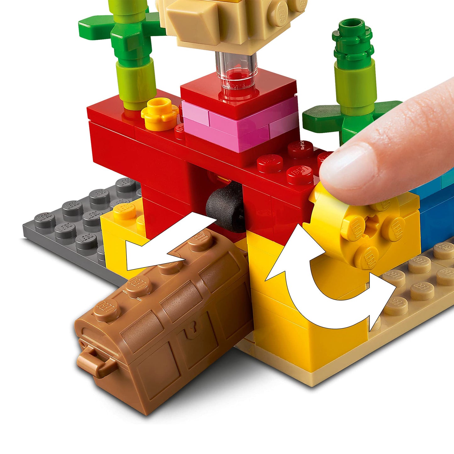 LEGO Minecraft The Coral Reef 21164 Building Kit Amazon
