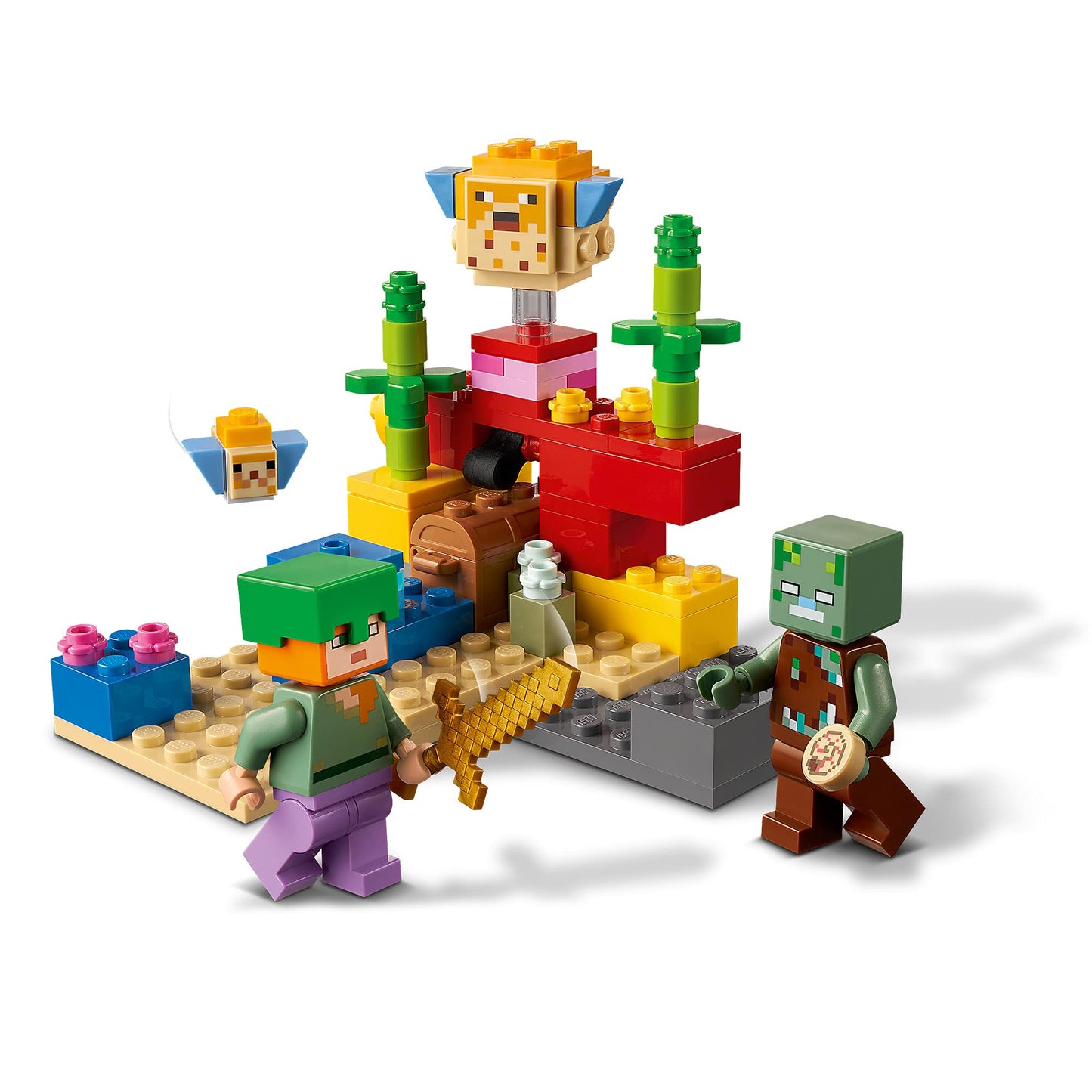 LEGO Minecraft The Coral Reef 21164 Building Kit Amazon