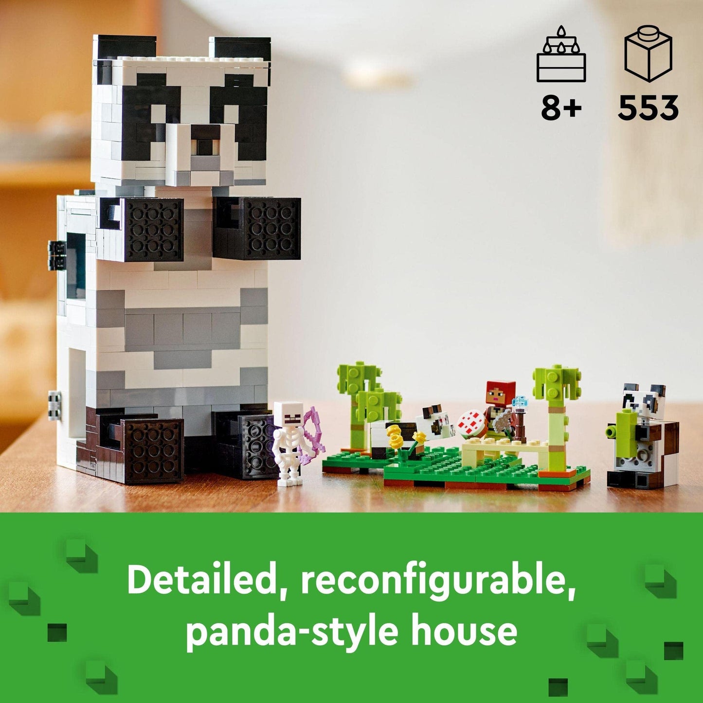 LEGO Minecraft The Panda Haven 21245 Amazon