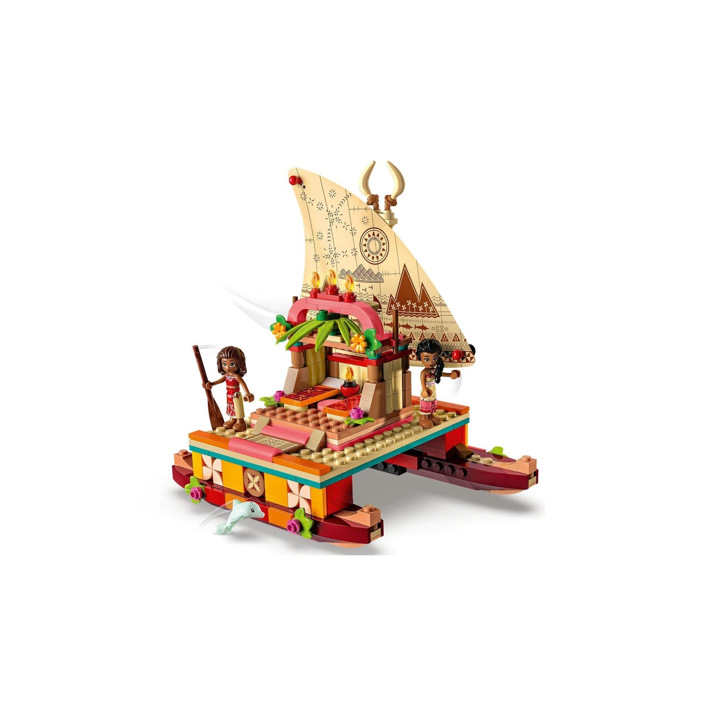 LEGO Disney Princess Moana’s Wayfinding Boat 43210 Building Toy Amazon