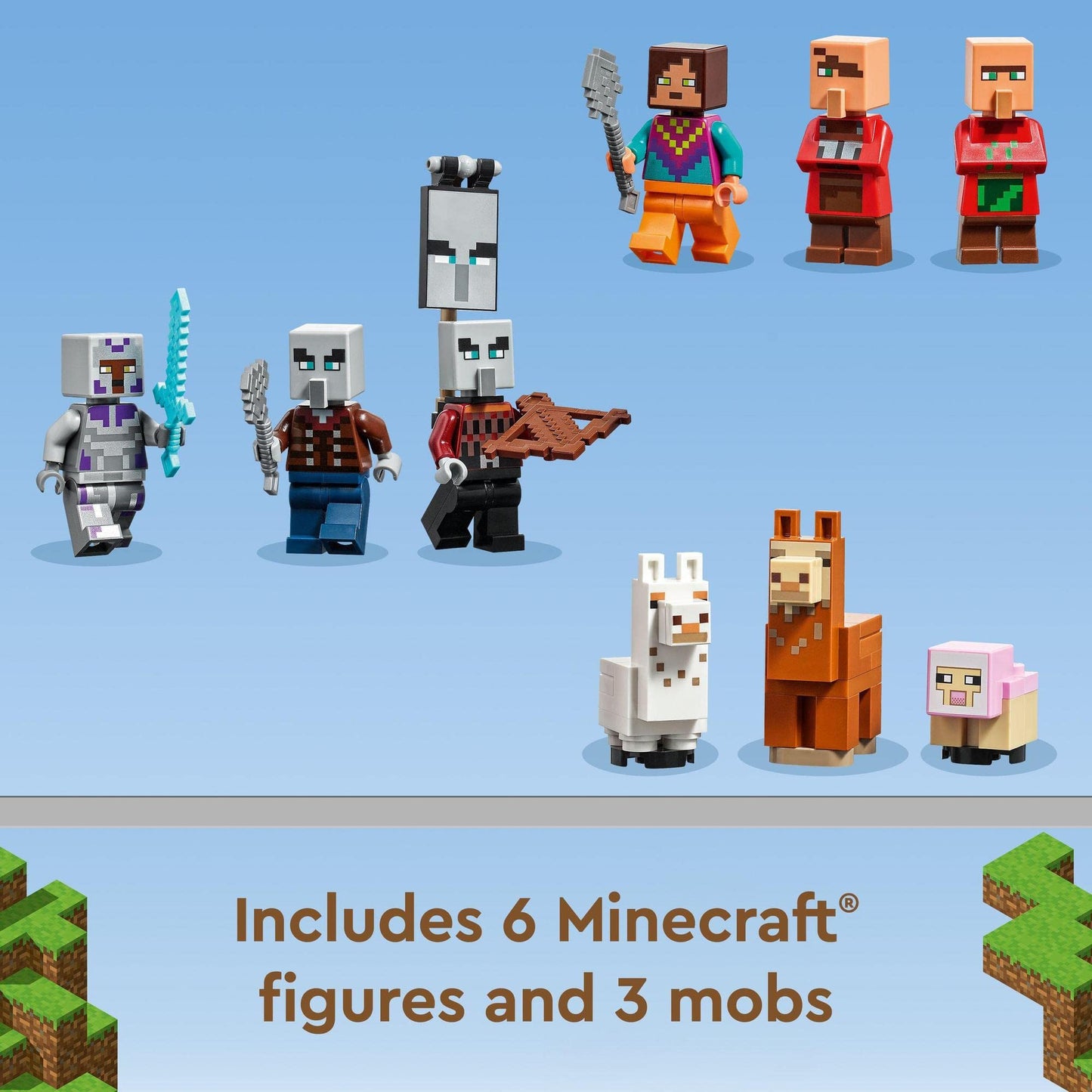 LEGO Minecraft The Llama Village Building Kit 21188 Amazon