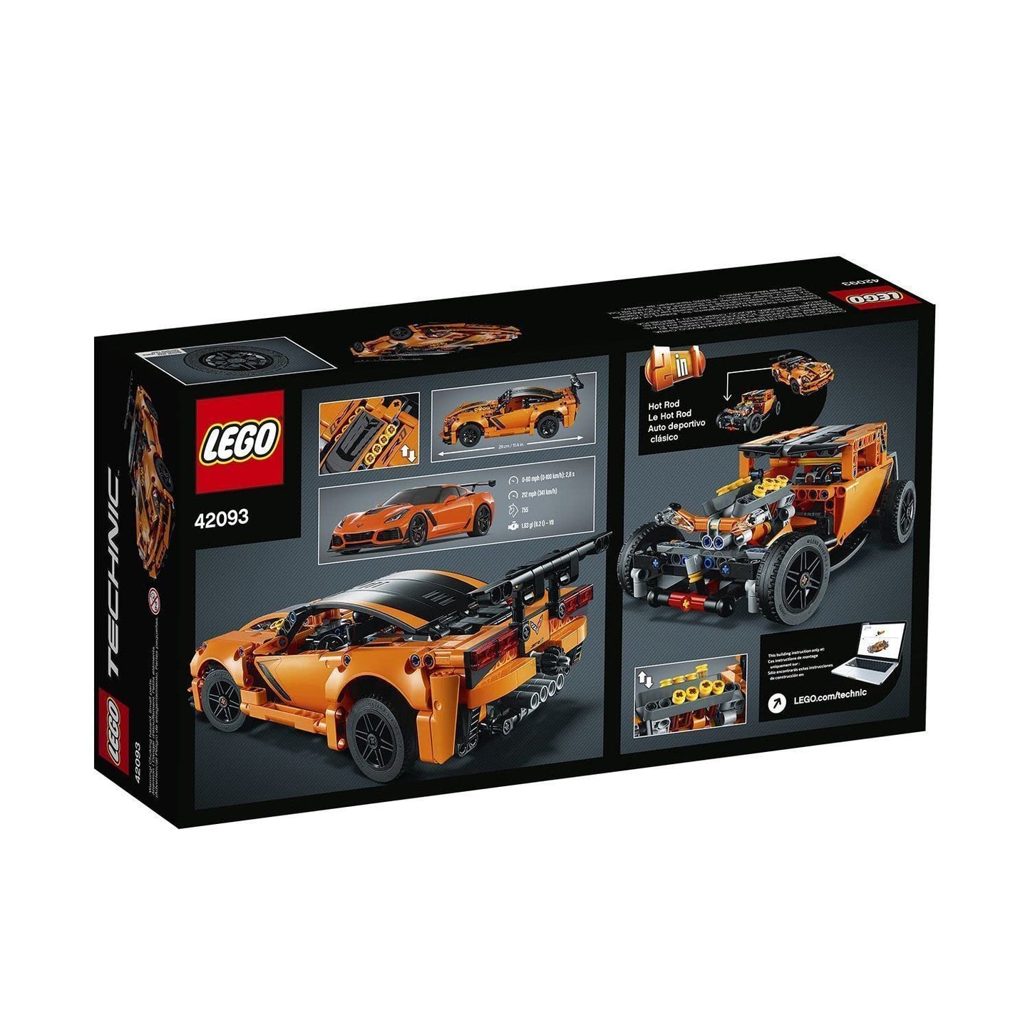 LEGO Technic Chevrolet Corvette ZR1 42093 Brick Island