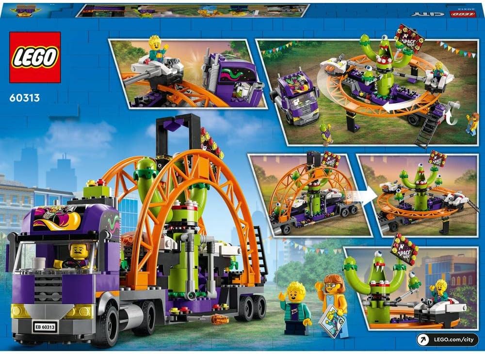 LEGO City 60313 Truck with Space Carousel Brick Island