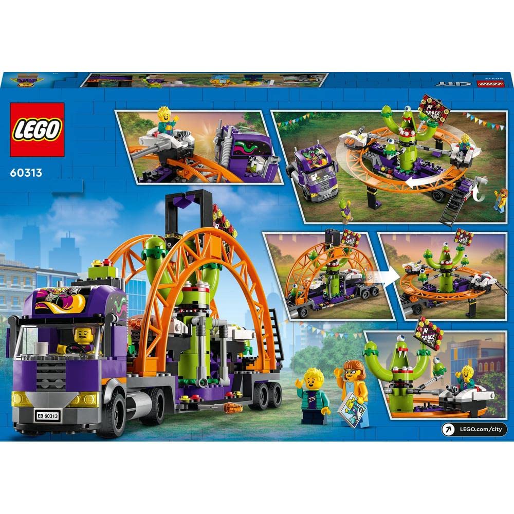 LEGO City 60313 Truck with Space Carousel Brick Island