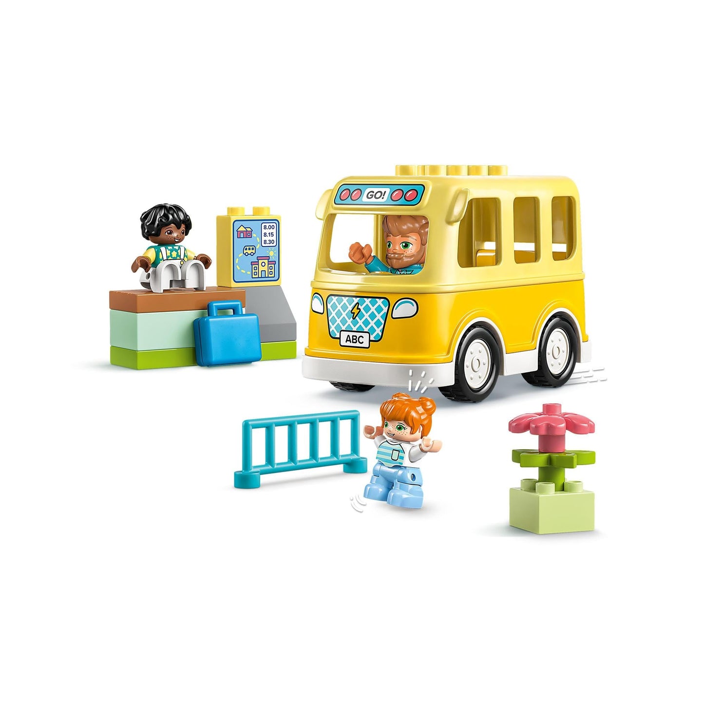 LEGO® DUPLO® The Bus Ride 10988 Building Toy Set for Toddlers Aged 2+ Amazon
