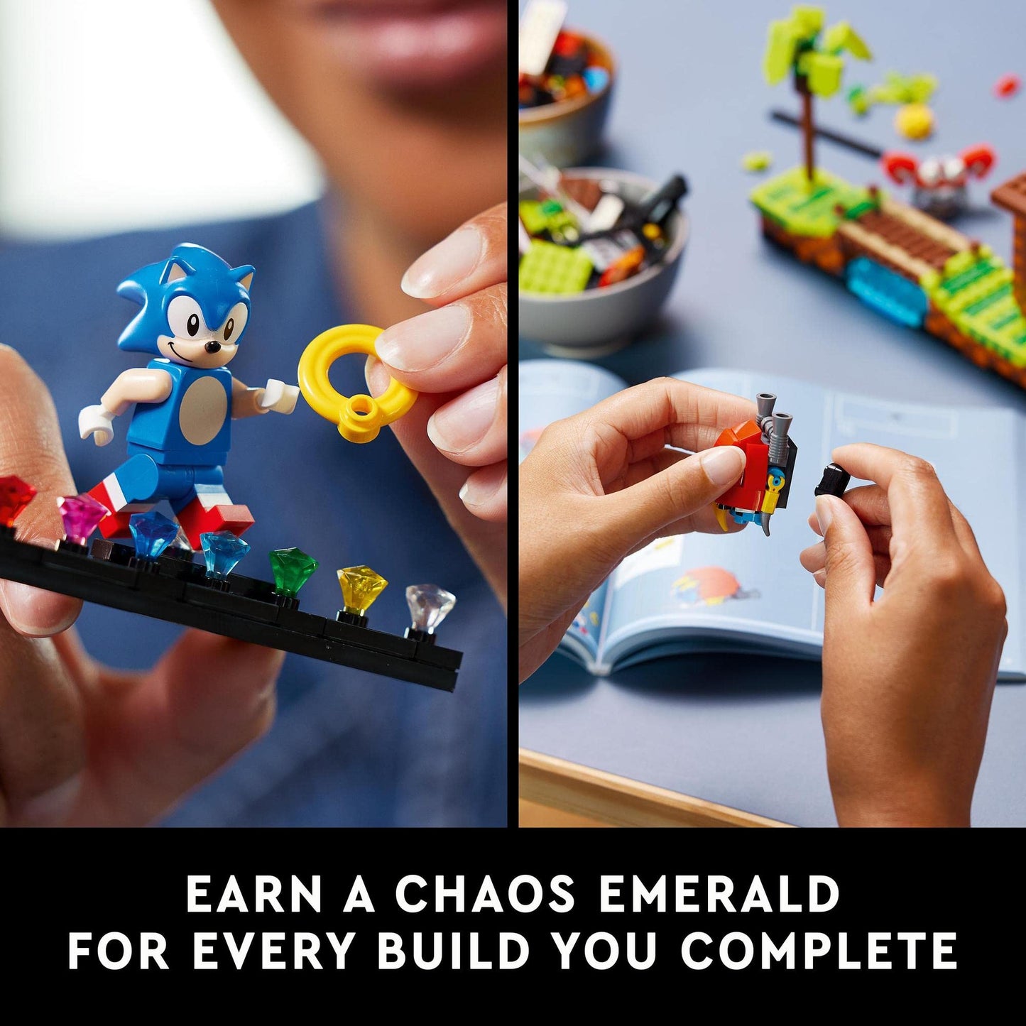 LEGO Ideas Sonic The Hedgehog – Green Hill Zone Building Kit Amazon