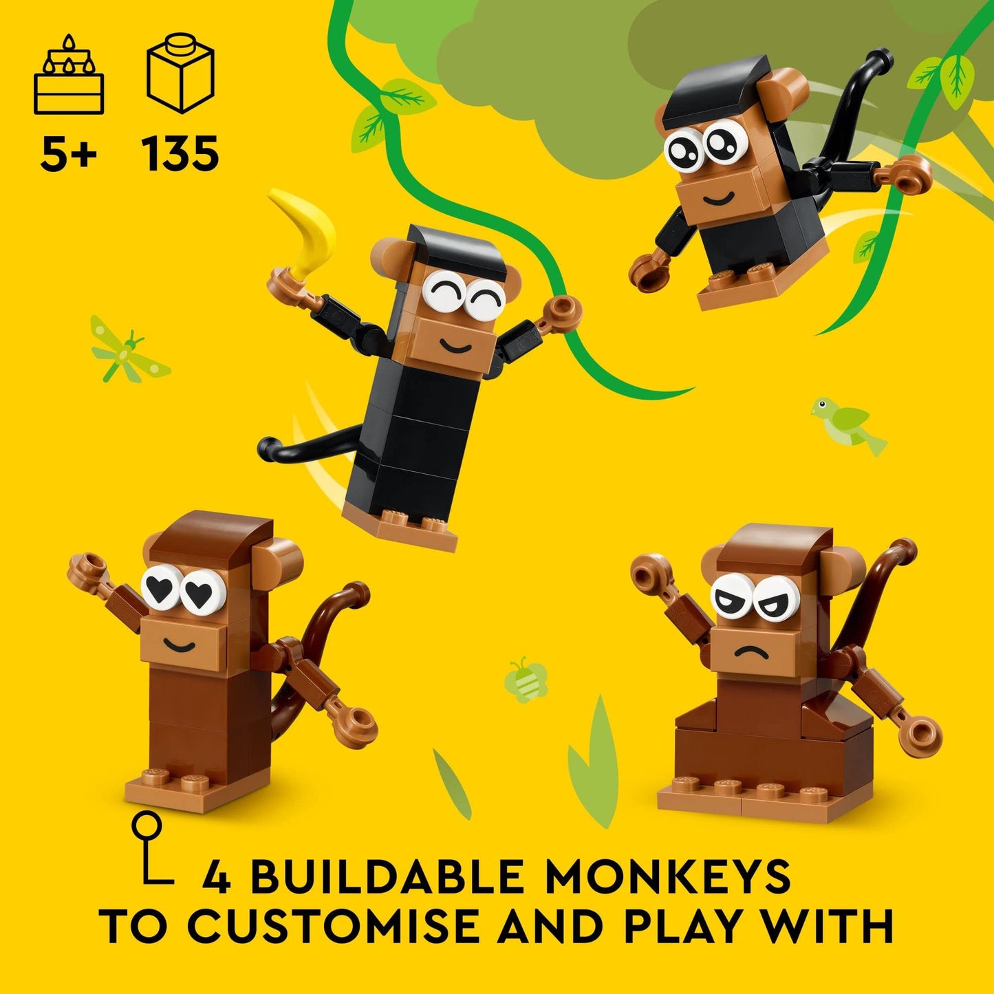 LEGO Classic Creative Monkey Fun 11031 Building Toy