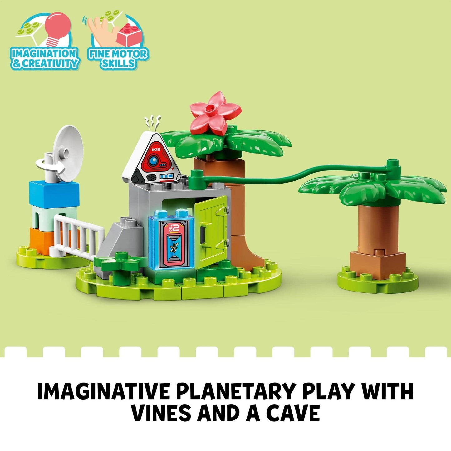 LEGO DUPLO Disney and Pixar Buzz Lightyear’s Planetary Mission Building Toy for Preschooler Space Fans Aged 2+ 10962 Amazon