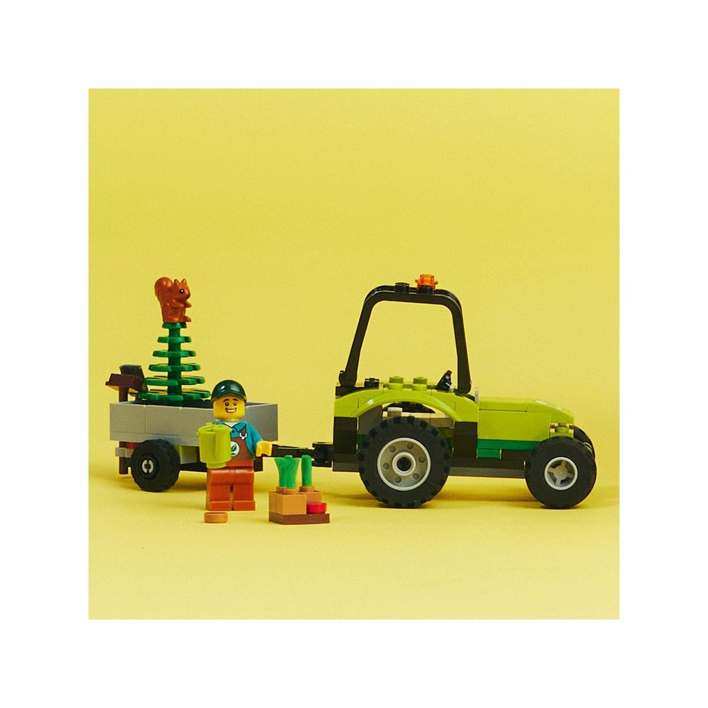 LEGO City Park Tractor 60390 Building Toy with Trailer Amazon