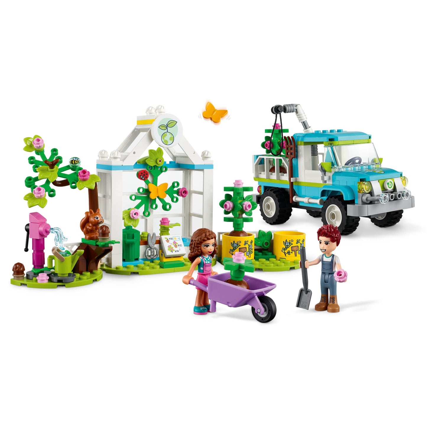 LEGO Friends Tree-Planting Vehicle 41707 Kids Building and Construction Toy, Building Toy, Role Play Toy
