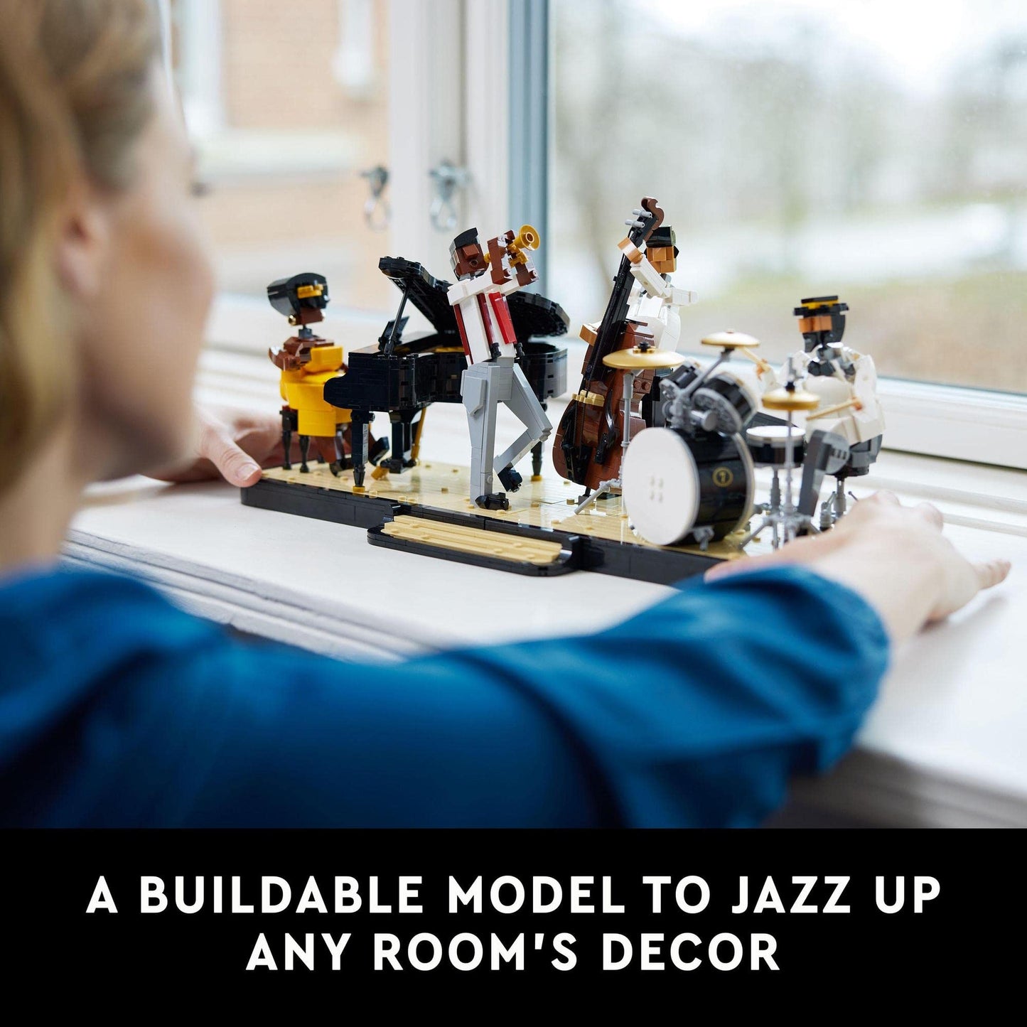 LEGO Ideas Jazz Quartet Building Kit; Build-and-Display Model for Adults Amazon