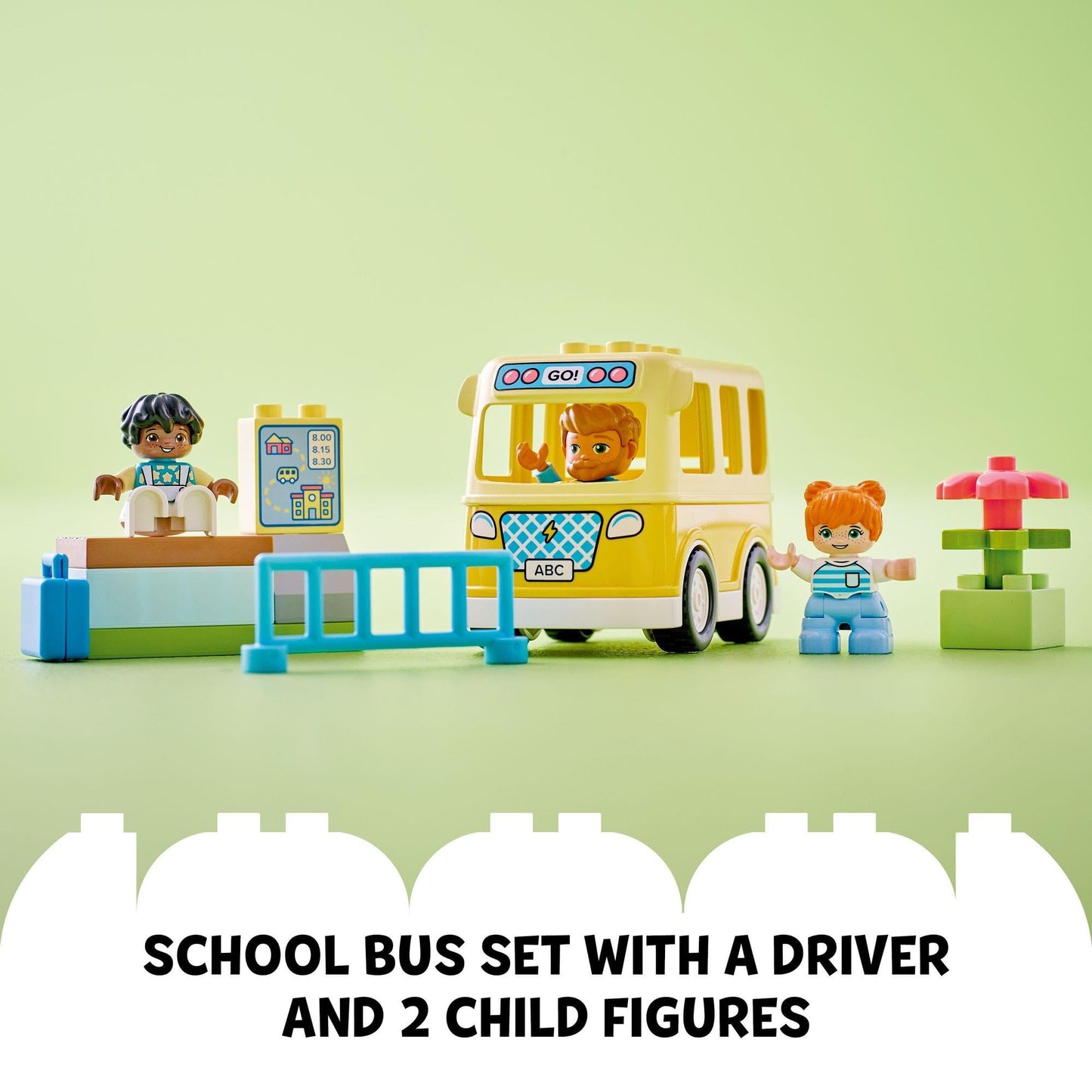 LEGO® DUPLO® The Bus Ride 10988 Building Toy Set for Toddlers Aged 2+ Amazon