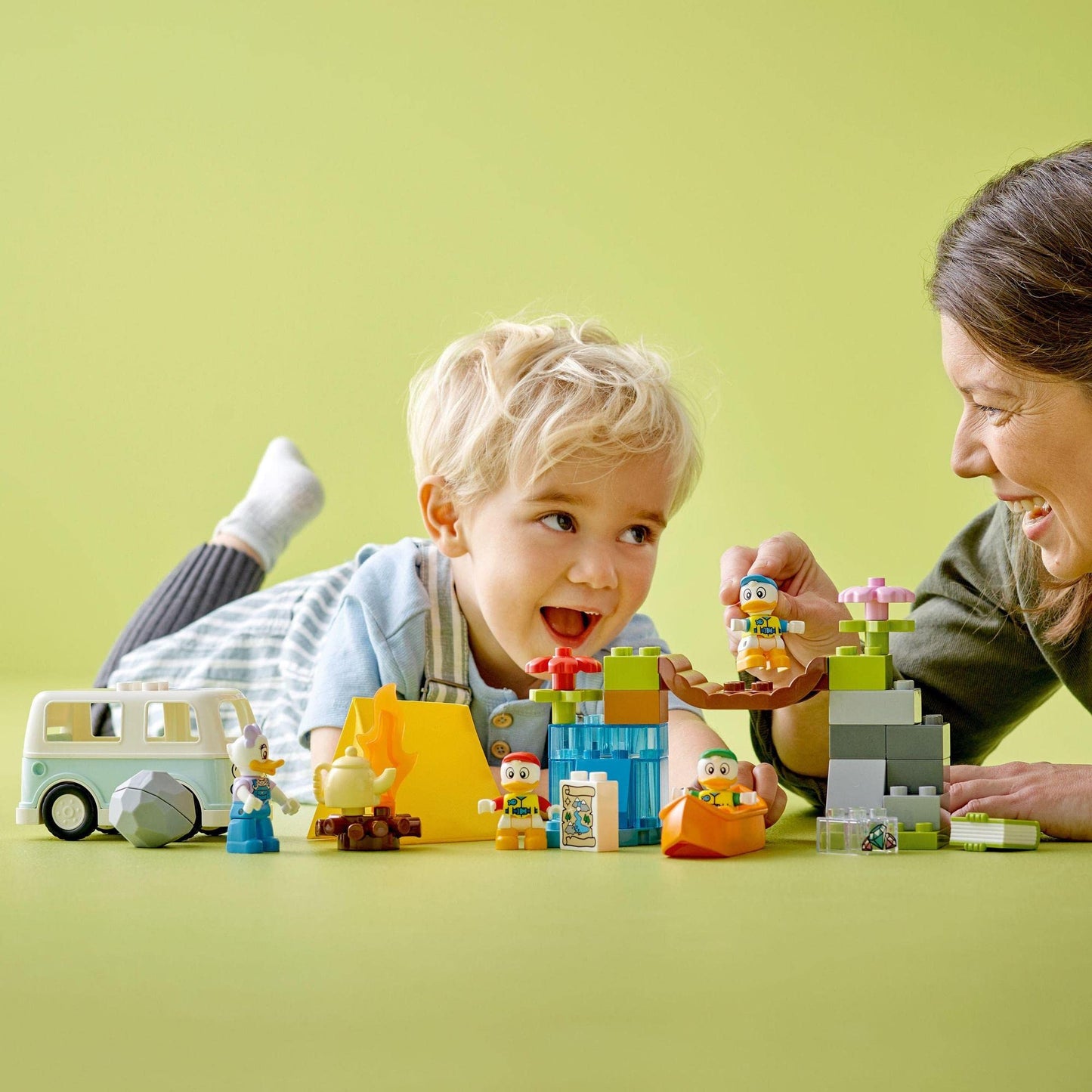 LEGO® DUPLO® Disney Mickey and Friends Camping Adventure 10997 Building Toy Amazon