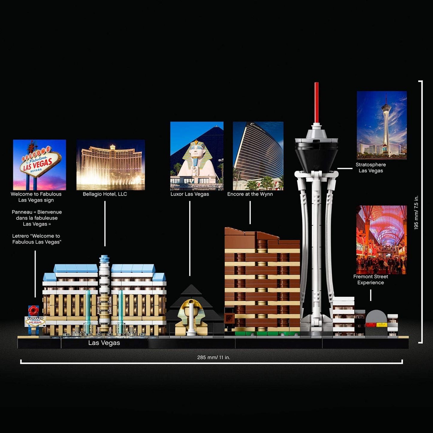 LEGO Architecture Las Vegas 21047 Brick Island