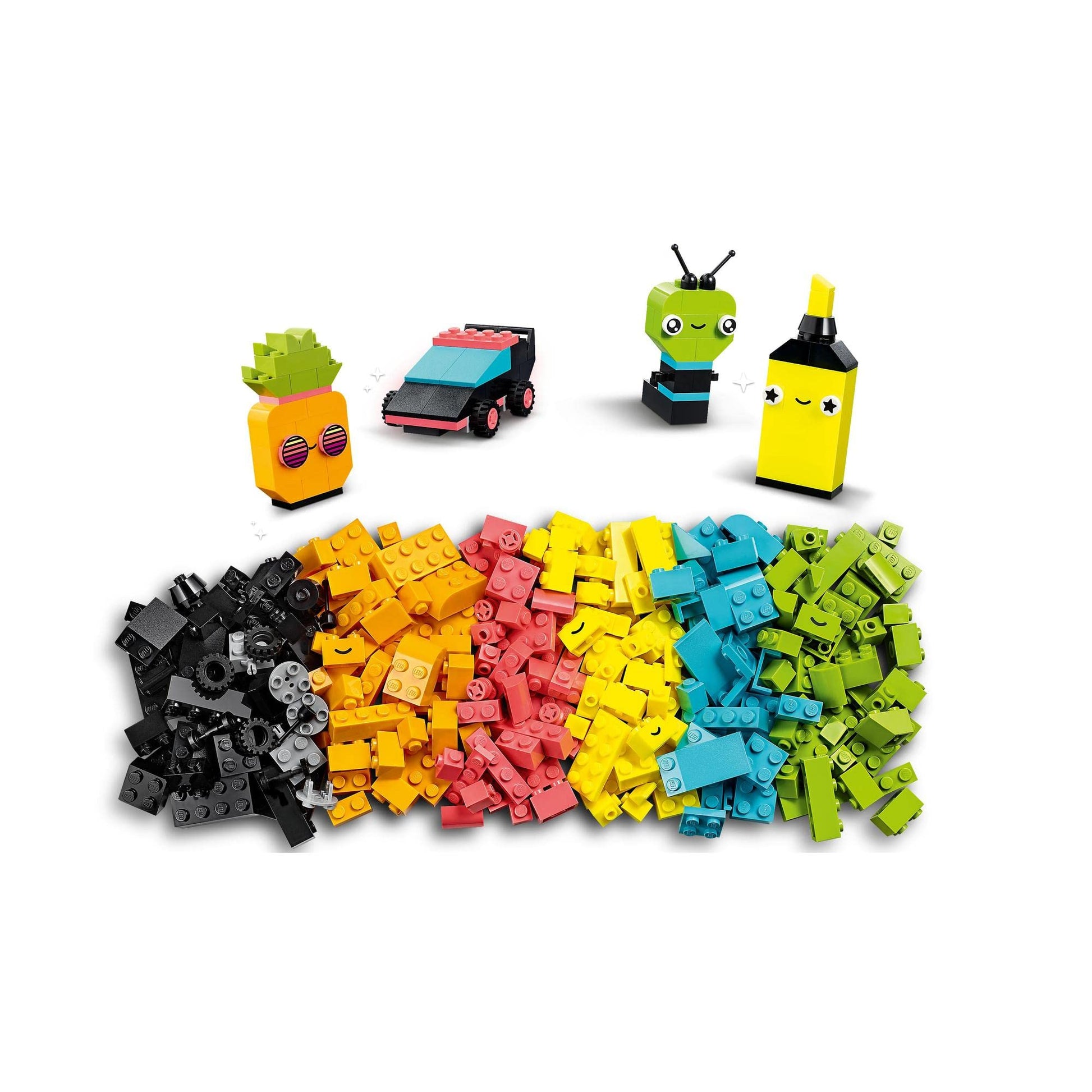 LEGO® Classic Creative Neon Fun 11027 Building Toy Amazon