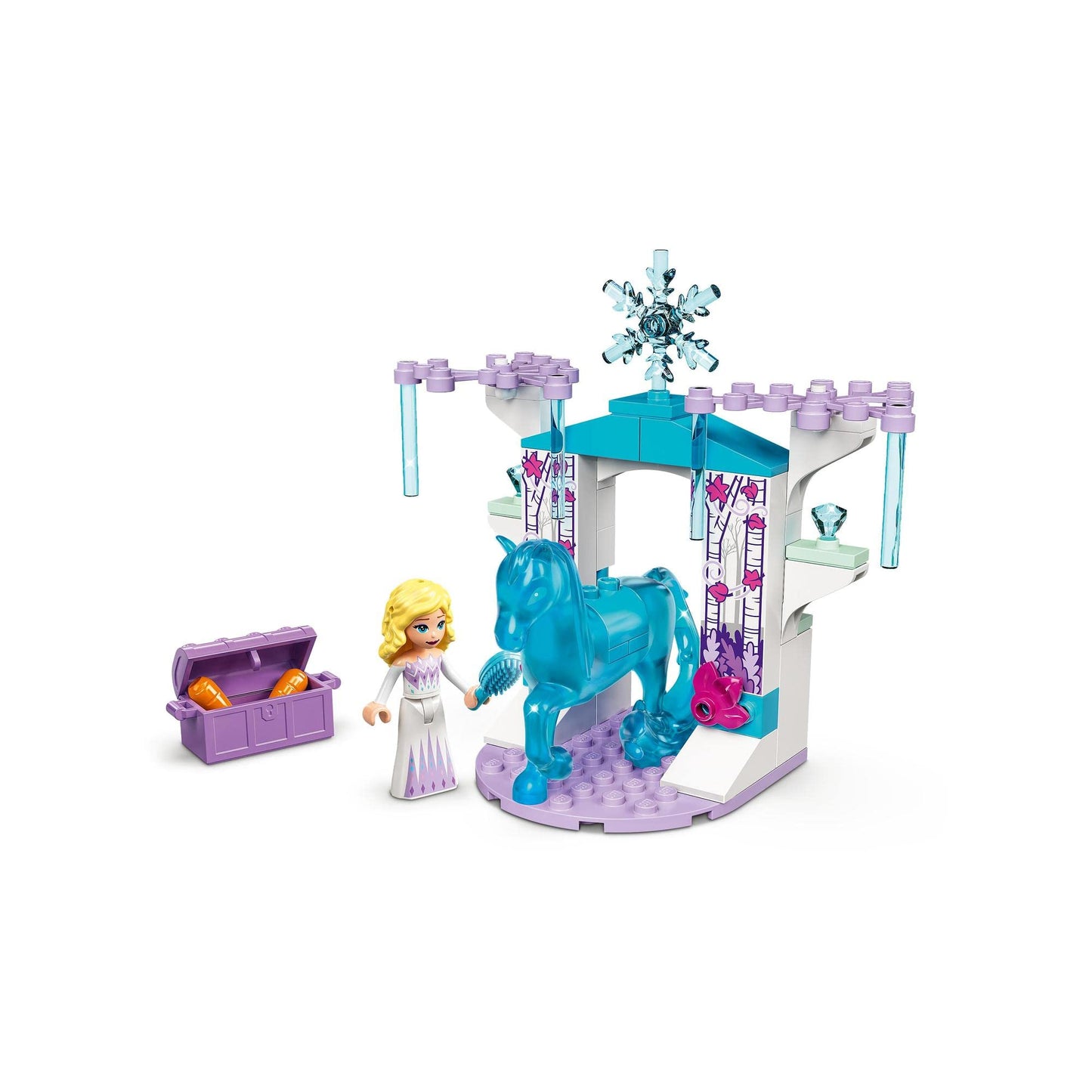 LEGO Disney Princess Elsa and The Nokk’s Ice Stable 43209 Buildable Frozen Toy Amazon